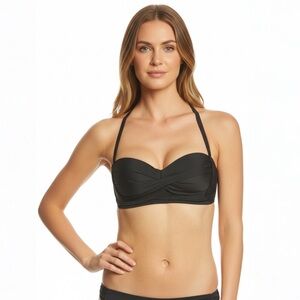 Prana Elysia Bikini Top Twist Black Size Large